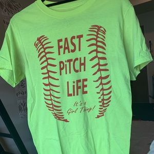 Fast pitch softball tee